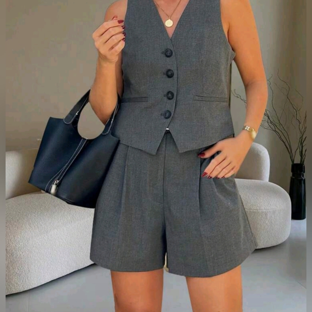 SHEIN Curve Gray Set